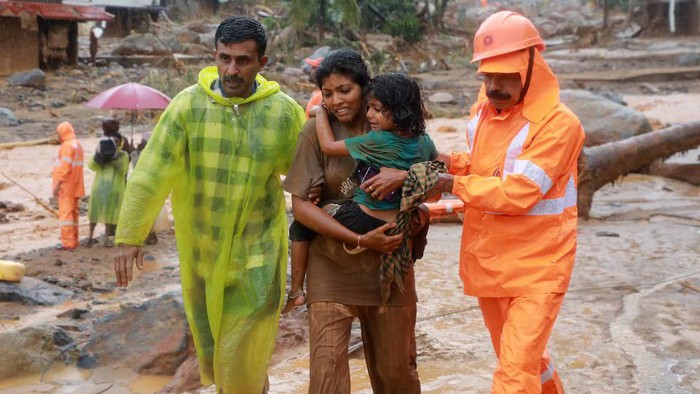 Longsor Timbun Wilayah Kerala India, 63 Tewas 250 Orang Terluka